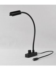 Littlite L-3/12A GOOSENECK LAMPSET 12 inch, halogen bulb, dimmer, fixed mount, black