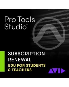 AVID Pro Tools Studio Annual Subscription for EDU Students & Teachers Electronic Code - RENEWAL