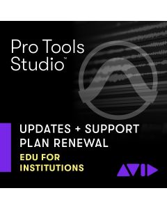 Avid Pro Tools Studio Perpetual Annual Updates + Support for EDU Institution Electronic Code - RENEWAL