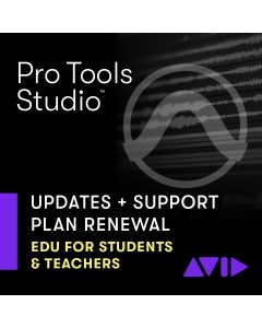 Avid Pro Tools Studio Perpetual Annual Updates + Support for EDU Students & Teachers Electronic Code - RENEWAL