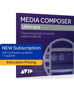 Avid Media Composer Ultimate 1-Year Subscription Education Pricing