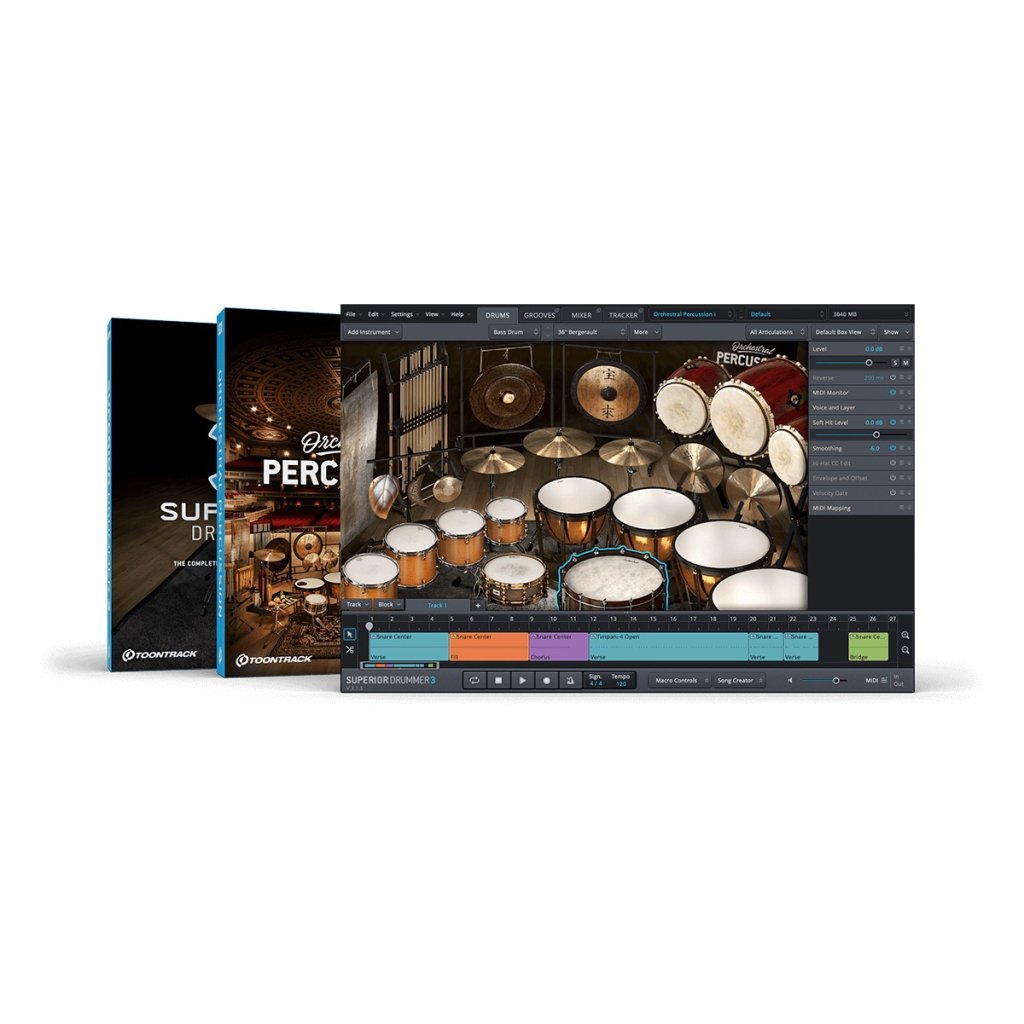 Toontrack Superior Drummer 3 Orchestral Edition | Mediaspec