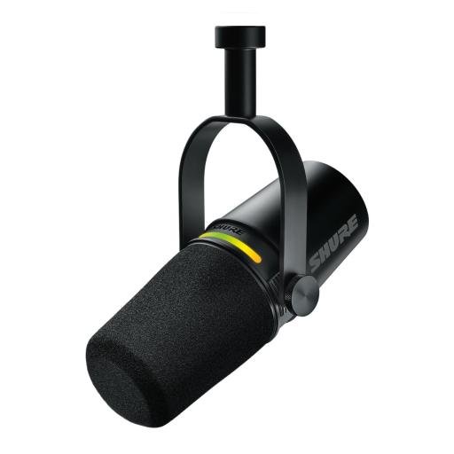 Shure MV7+ USB and XLR Podcast Microphone, Black Microphone
