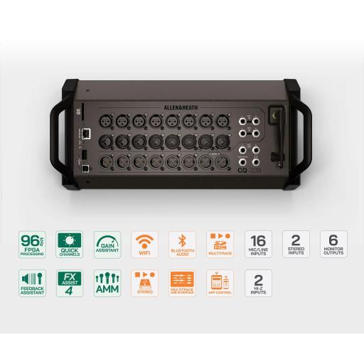 Allen & Heath CQ-20B Small Format Digital Mixing Console with Built In Wi-Fi