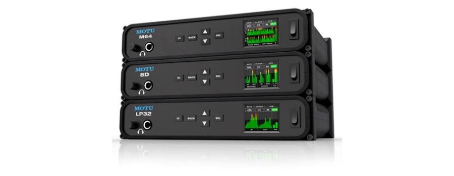 MOTU Introduce 3 new audio interfaces