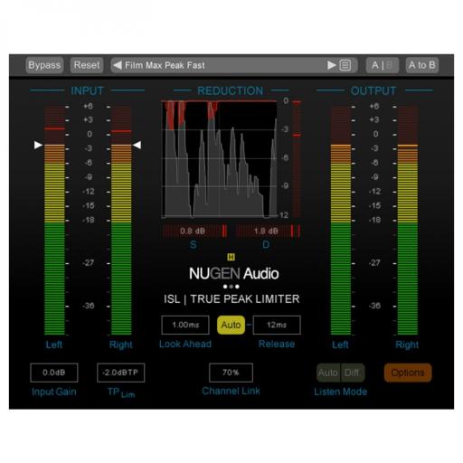 Nugen ISL 2 True-Peak limiter
