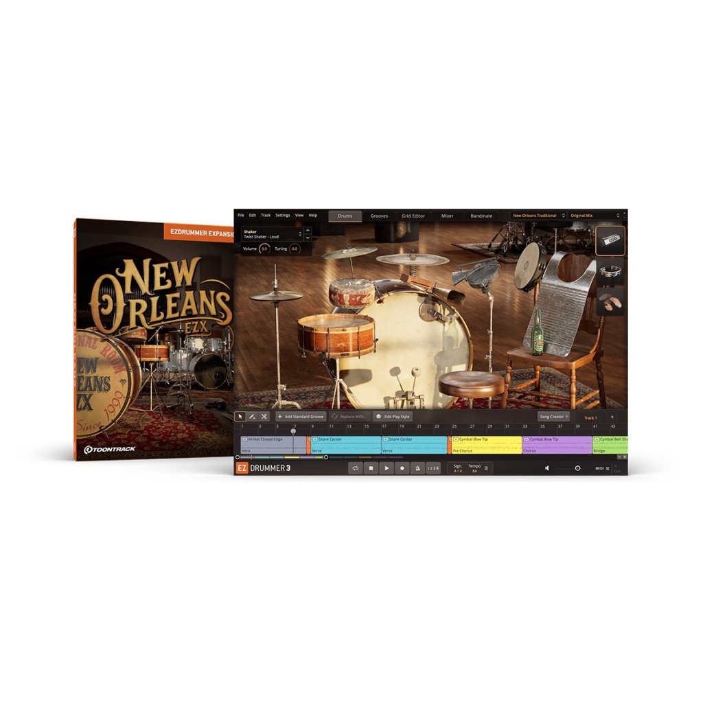 Toontrack New Orleans EZX | Mediaspec