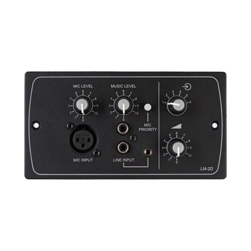 Cloud LM-2W Active Input/Source Plate ( Line and Mic ), Black