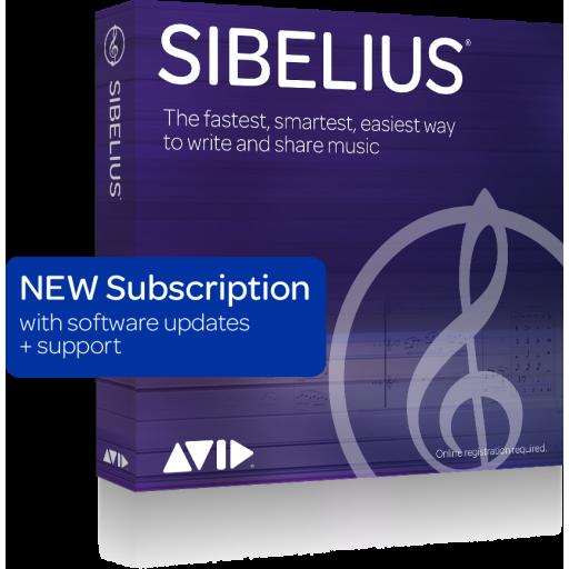 Avid Sibelius | Artist 1-Year Subscription - New