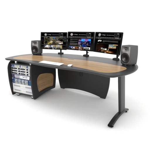 AKA Design ProEdit XB (B) Desk with Rack
