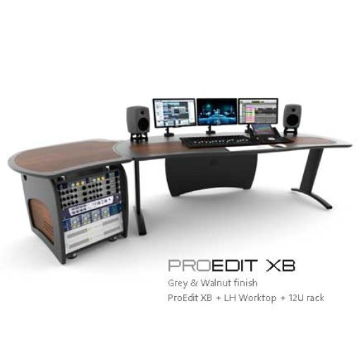 AKA Design ProEdit XB (D) Desk with Worktop & Rack