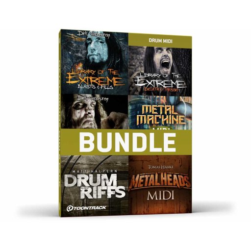 Toontrack Metal Drums MIDI 6 Pack