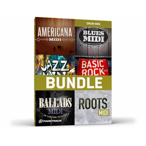 Toontrack Essential Drums MIDI 6 Pack