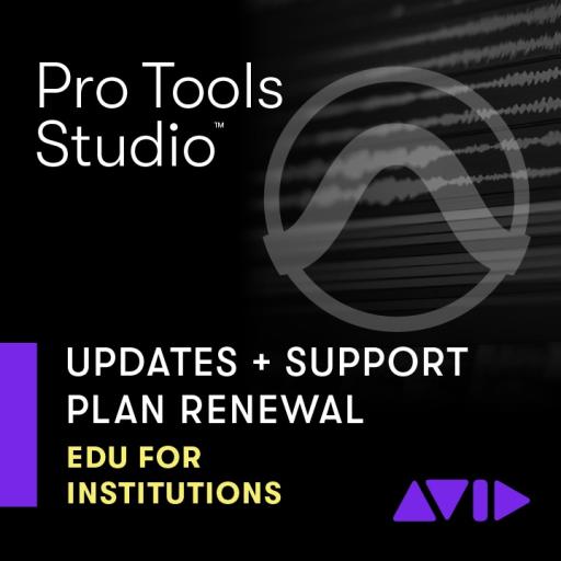Avid Pro Tools Studio Perpetual Annual Updates + Support for EDU Institution Electronic Code - RENEWAL