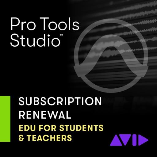 Avid Pro Tools | Studio Annual Subscription for EDU Students & Teachers - Renewal